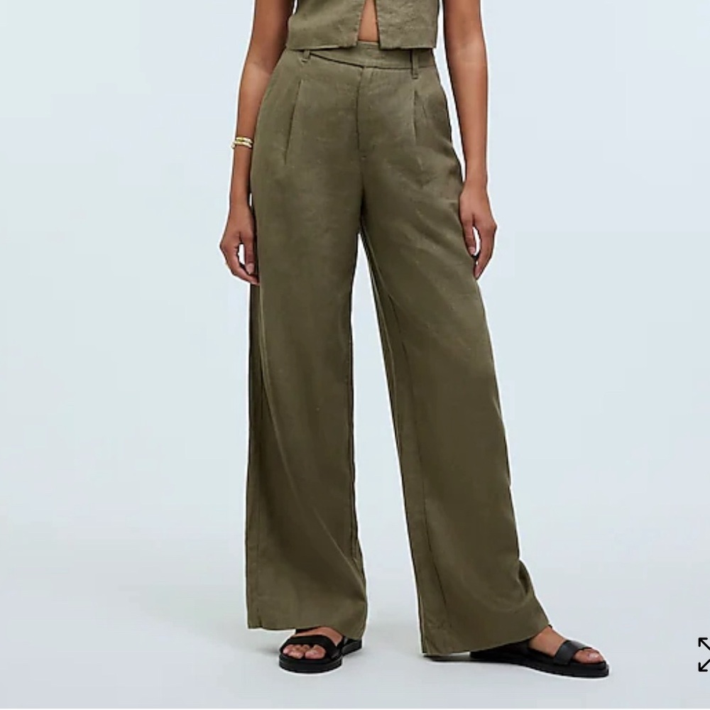 Madewell the petite harlow wide leg pant